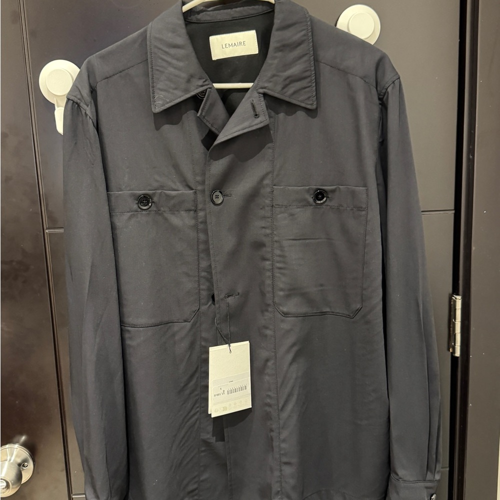 Lemaire Black Lightweight Utility Jacket